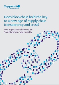 Capgeminin Digital Blockchain in Supply Chain report 2019 | Blockchain@X